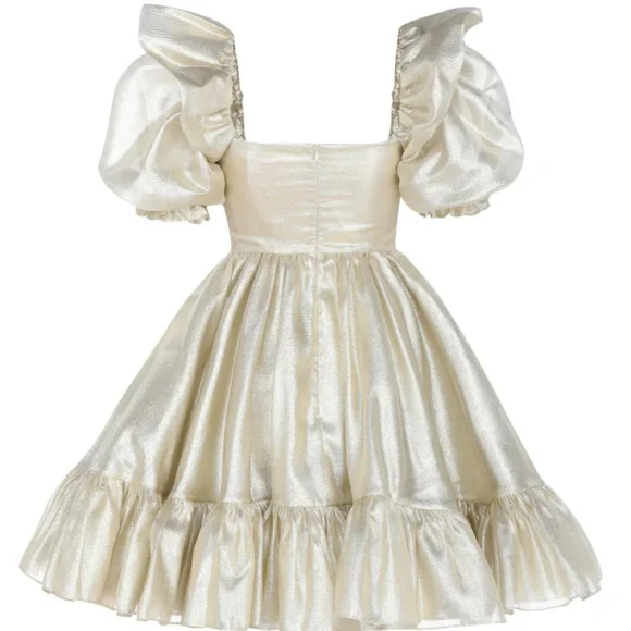 Selkie Bebe Bloom Dress in Champagne - Picture 5 of 11